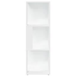 Berkfield Home Stylish Corner Cabinet White 33x33x100 cm Engineered Wood - Size: 33 x 33 x 100 cm - thumbnail 5