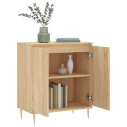 Berkfield Home Sideboard Sonoma Oak 60x35x70 cm Engineered Wood in Brown - Size: 60 x 35 x 70 cm - thumbnail 4