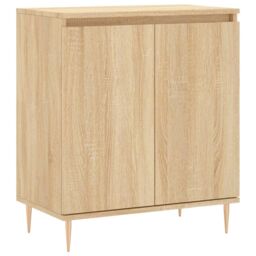 Berkfield Home Sideboard Sonoma Oak 60x35x70 cm Engineered Wood in Brown - Size: 60 x 35 x 70 cm - thumbnail 2