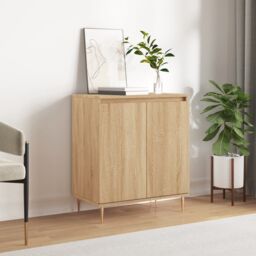 Berkfield Home Sideboard Sonoma Oak 60x35x70 cm Engineered Wood in Brown - Size: 60 x 35 x 70 cm