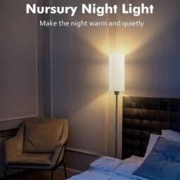 Havendro LED Floor Lamp 3 Color Dimmable Magnetic Remote Control in Black - thumbnail 5