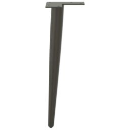 Berkfield Home Coffee Table Legs Conical Shape 4 pcs Anthracite 30-31 cm Steel in Black - thumbnail 6