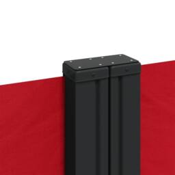 Berkfield Home Retractable Side Awning Red 140x1200 cm - thumbnail 7