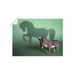 "Warren Reed - Designer Hidden Potential - Mustang Unframed Art Print - Size: W16"" x H24""" - thumbnail 2