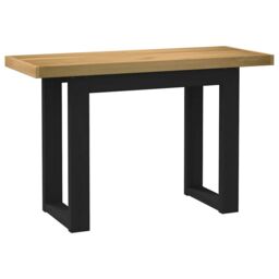Berkfield Home Desk NOAIN U-Shaped Legs 120x50x75 cm Solid Wood Pine in Brown - Size: 120 x 50 x 75 cm