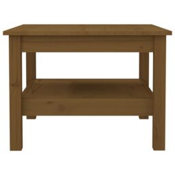 Berkfield Home Coffee Table Honey Brown 55x55x40 cm Solid Wood Pine - Size: 55 x 55 x 40 cm - thumbnail 3