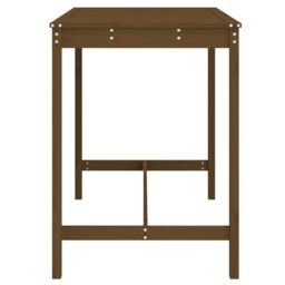 Berkfield Home Garden Table Honey Brown 121x82.5x110 cm Solid Wood Pine - thumbnail 5