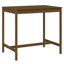 Berkfield Home Garden Table Honey Brown 121x82.5x110 cm Solid Wood Pine - thumbnail 2
