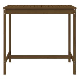 Berkfield Home Garden Table Honey Brown 121x82.5x110 cm Solid Wood Pine - thumbnail 4