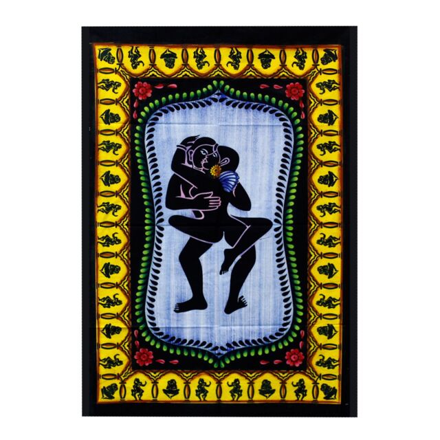 KDMD Handbrushed Cotton Wall Art - Kamasutra - image 1