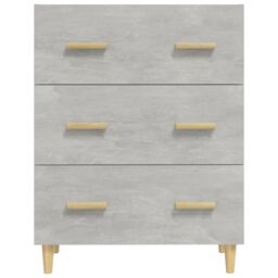 Berkfield Home Sideboard Concrete Grey 70x34x90 cm Engineered Wood - Size: 70 x 34 x 90 cm - thumbnail 3