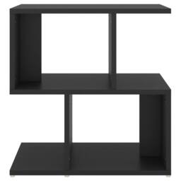 Berkfield Home Elegant Bedside Cabinet Black 50x30x51.5 cm Engineered Wood - thumbnail 5