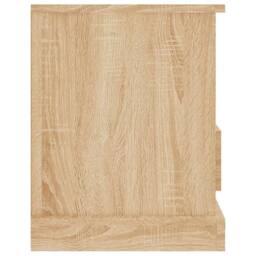 Berkfield Home TV Cabinet Sonoma Oak 93x35.5x45 cm Engineered Wood in Light Brown - thumbnail 7