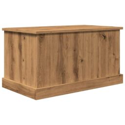 Berkfield Home Storage Box Artisan Oak 70x40x38 cm Engineered Wood in Brown - Size: 70 x 40 x 38 cm - thumbnail 2