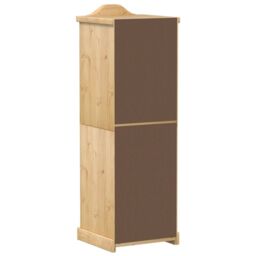 Berkfield Home Wardrobe Corona 55x52x170 cm Solid Wood Pine in Brown - Size: 55 x 52 x 170 cm - thumbnail 6