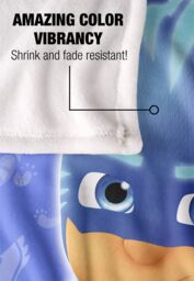 Hasbro PJ Masks Kids Catboy Character Silky Touch Blanket 152x127cm in White - Size: 152x127 cm - thumbnail 4