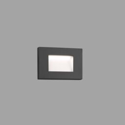 Netlighting Spark Outdoor LED Recessed Wall Light Dark Grey 5W 3000K IP65 - thumbnail 1