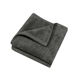Allure Bath Fashions Marlborough Bamboo Face Cloths - Pack of 2 Super Soft, Absorbent & Hypo-Allergenic Flannel Towels in Dark Grey