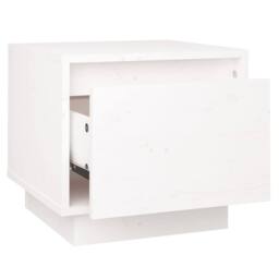 Berkfield Home Bedside Cabinets 2 pcs White 35x34x32 cm Solid Wood Pine - Size: 35 x 34 x 32 cm - thumbnail 7