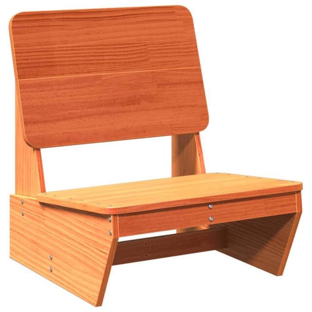 Berkfield Home Beautiful Garden Chairs 2 pcs Wax Brown 60x64x70.5 cm Solid Wood Pine - image 1