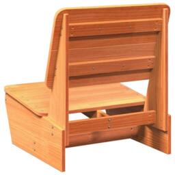 Berkfield Home Beautiful Garden Chairs 2 pcs Wax Brown 60x64x70.5 cm Solid Wood Pine - thumbnail 6
