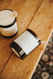 Imvelo Candle Co Definition Candle - Thank You (Sandalwood + Black Pepper) in Amber - thumbnail 2