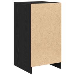 Berkfield Home Sideboard Black Oak 40x41x75 cm Engineered Wood - Size: 40 x 41 x 75 cm - thumbnail 6