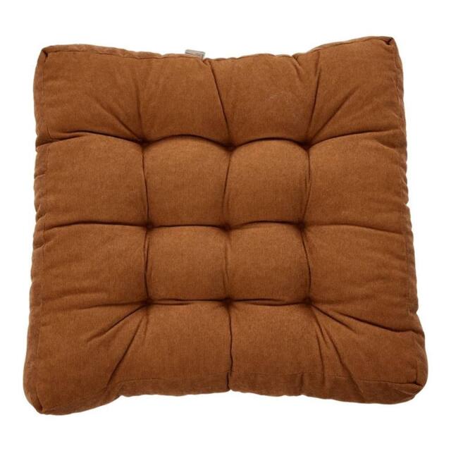 Kelvenix Coffee-Corduroy 50cm Large Dining Pad Garden Thick Corduroy Seat in Brown - Size: 100 cm x 190 cm - image 1