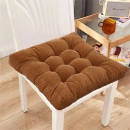 Kelvenix Coffee-Corduroy 50cm Large Dining Pad Garden Thick Corduroy Seat in Brown - Size: 100 cm x 190 cm - thumbnail 5