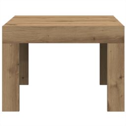Berkfield Home Coffee Table Artisan oak 50 x 50 x 35 cm Engineered wood in Brown - thumbnail 4