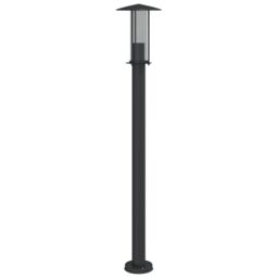 Berkfield Home Outdoor Floor Lamps 3pcs Black 100 cm Stainless Steel - thumbnail 6