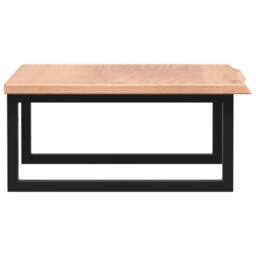 Berkfield Home Basin Shelf Wall Mounted Steel & Solid Wood Oak in Brown - thumbnail 5