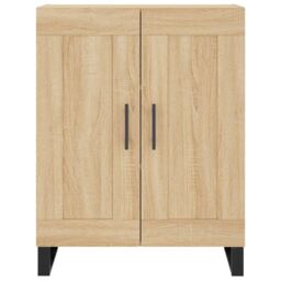 Berkfield Home Sideboard Sonoma Oak 69.5x34x90 cm Engineered Wood in Brown - thumbnail 5