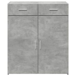 Berkfield Home Sideboard Concrete Grey 80x42.5x93 cm Engineered Wood - thumbnail 4