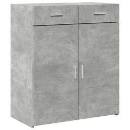 Berkfield Home Sideboard Concrete Grey 80x42.5x93 cm Engineered Wood - thumbnail 2