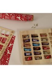 MijMoj Design Reusable Wooden Merry Christmas Advent Calendar in Natural - thumbnail 4