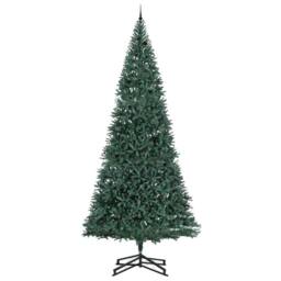 Berkfield Home Artificial Pre-lit Christmas Tree with Ball Set Green 500 cm - thumbnail 4