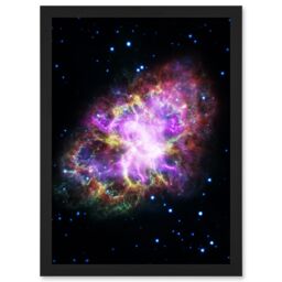 Artery8 Hubble Space Telescope Image Multiwavelength Crab Nebula Detailed Composite From VLA Spitzer Hubble XMM-Newton & Chandra X-Ray Observatory - thumbnail 1