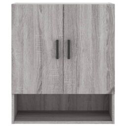 Berkfield Home Wall Cabinet Grey Sonoma 60x31x70 cm Engineered Wood - Size: 60 x 31 x 70 cm - thumbnail 5