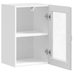 Berkfield Home Kitchen Wall Cabinet with Glass Door¬†Porto Grey Sonoma - thumbnail 6