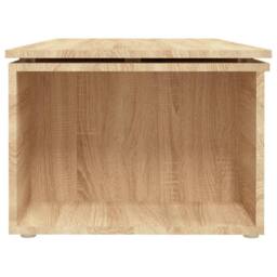 Berkfield Home Coffee Table Sonoma Oak 150x50x35 cm Engineered Wood in Light Tan - Size: 150 x 50 x 35 cm - thumbnail 9