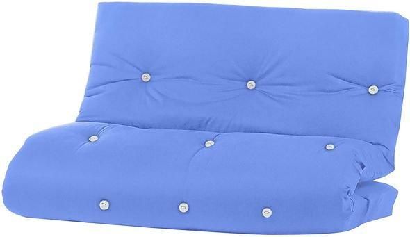 Rest Relax Fibre Foam Filled, Futon Replacement Mattress, Lilac - Size: Double - image 1