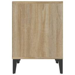 Berkfield Home Bedside Cabinet Sonoma Oak 40x35x50 cm in Brown - Size: 40 x 35 x 50 cm - thumbnail 6