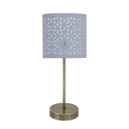 First Choice Lighting Antique Brass Stick Table Lamp Base Only in Bronze - thumbnail 3