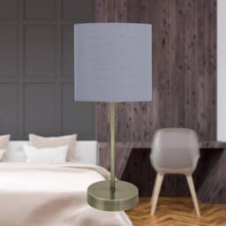 First Choice Lighting Antique Brass Stick Table Lamp Base Only in Bronze - thumbnail 6
