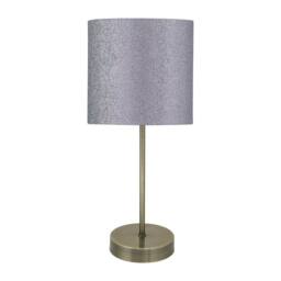 First Choice Lighting Antique Brass Stick Table Lamp Base Only in Bronze - thumbnail 4