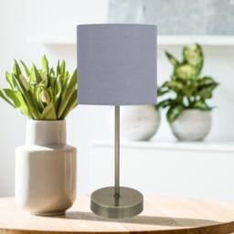First Choice Lighting Antique Brass Stick Table Lamp Base Only in Bronze - thumbnail 5
