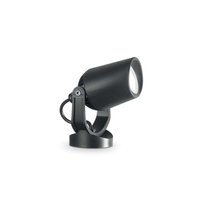 Netlighting Minitommy 1 Light Outdoor Spike Spotlight Black IP66 GU10 - image 1
