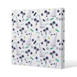 Benjamin Tate Design Waves Rider (Canvas Print) / 114 x 114 x 4cm in Natural - Size: 114 x 114 x 4 cm - thumbnail 1