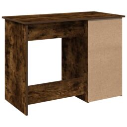 Berkfield Home Desk Smoked Oak 102x50x75 cm Engineered Wood in Brown - Size: 102 x 50 x 75 cm - thumbnail 7